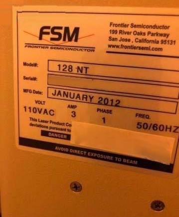 Photo Used FSM / FRONTIER SEMICONDUCTOR FSM 128NT For Sale