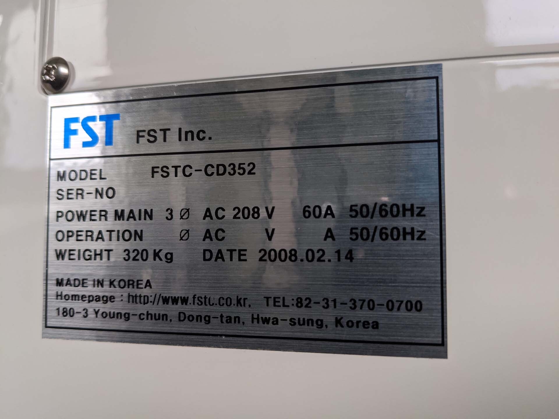 Photo Used FST FSTC-CT352 For Sale