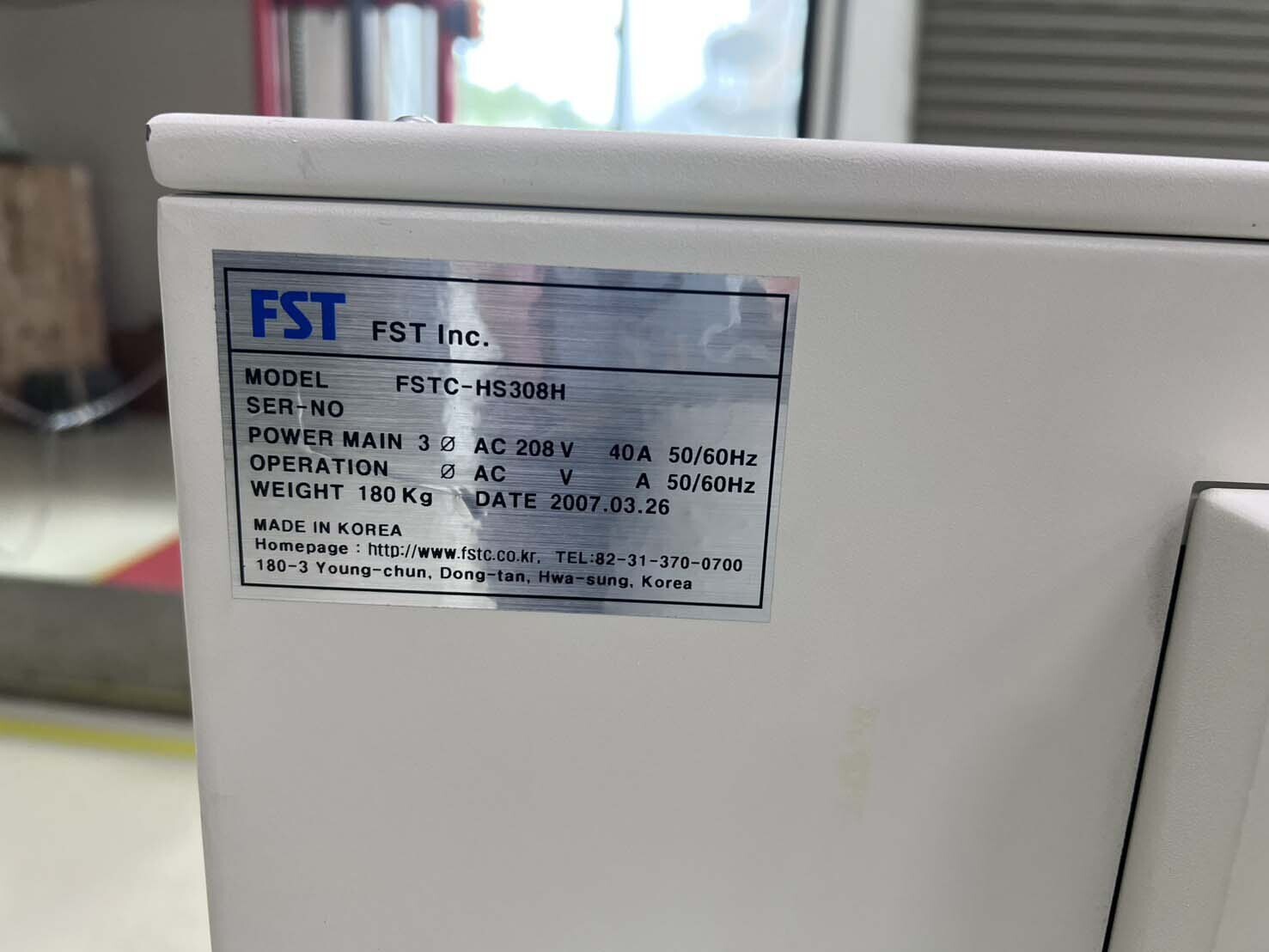 Foto Verwendet FST FSTC-HS308H Zum Verkauf