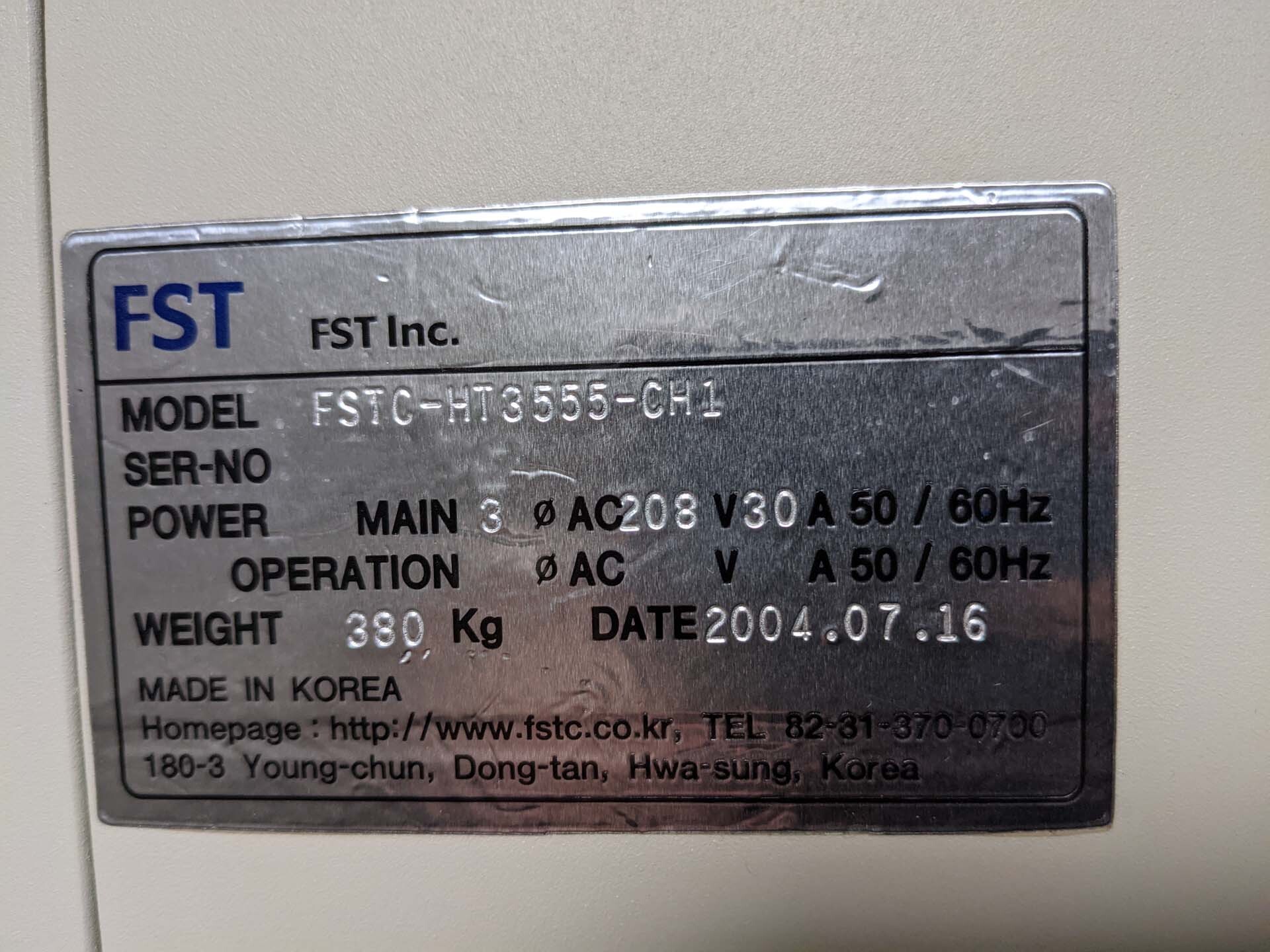 图为 已使用的 FST FSTC-HT3555 待售