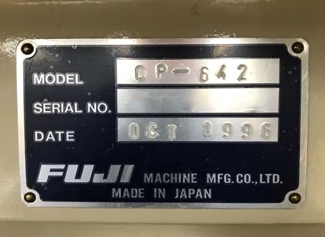 圖為 已使用的 FUJI CP 642 待售