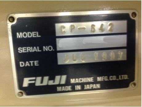 사진 사용됨 FUJI CP 642 판매용