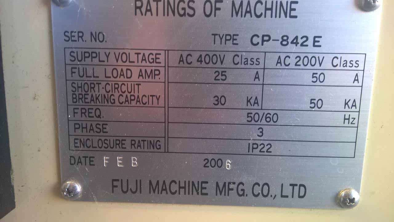 圖為 已使用的 FUJI CP 842E 待售