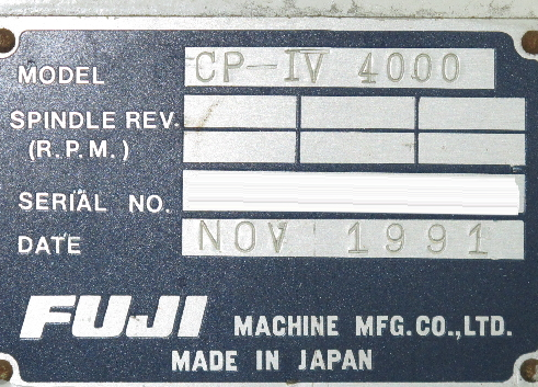 圖為 已使用的 FUJI CP IV-4000 待售