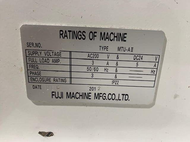 Foto Verwendet FUJI MTU-AII Zum Verkauf