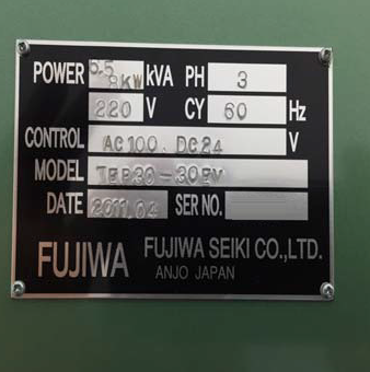 圖為 已使用的 FUJIWA TEP 30-30EV 待售