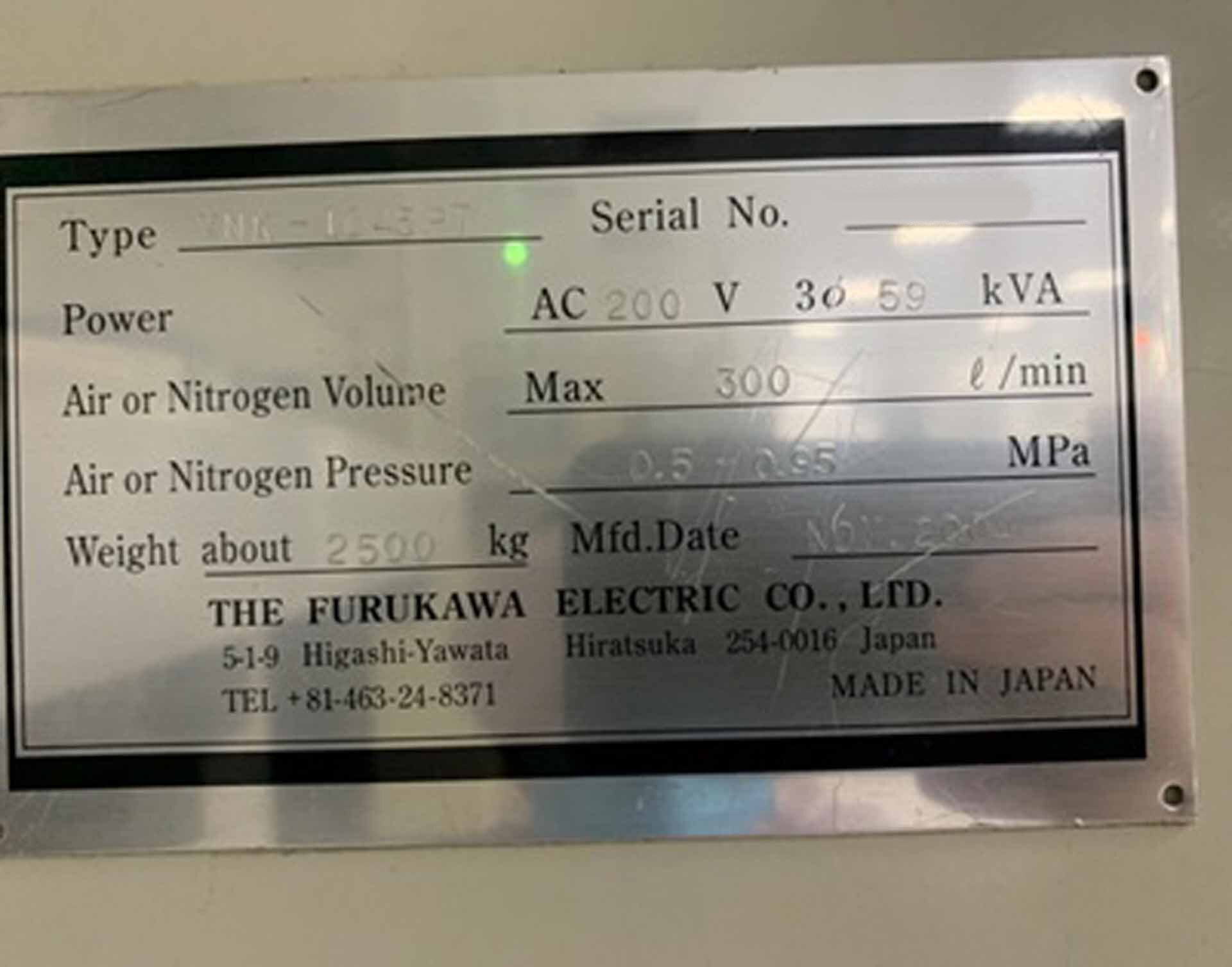 圖為 已使用的 FURUKAWA XNK-1045PT 待售