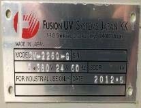 图为 已使用的 FUSION UV SYSTEM INC CV-226Q-G 待售
