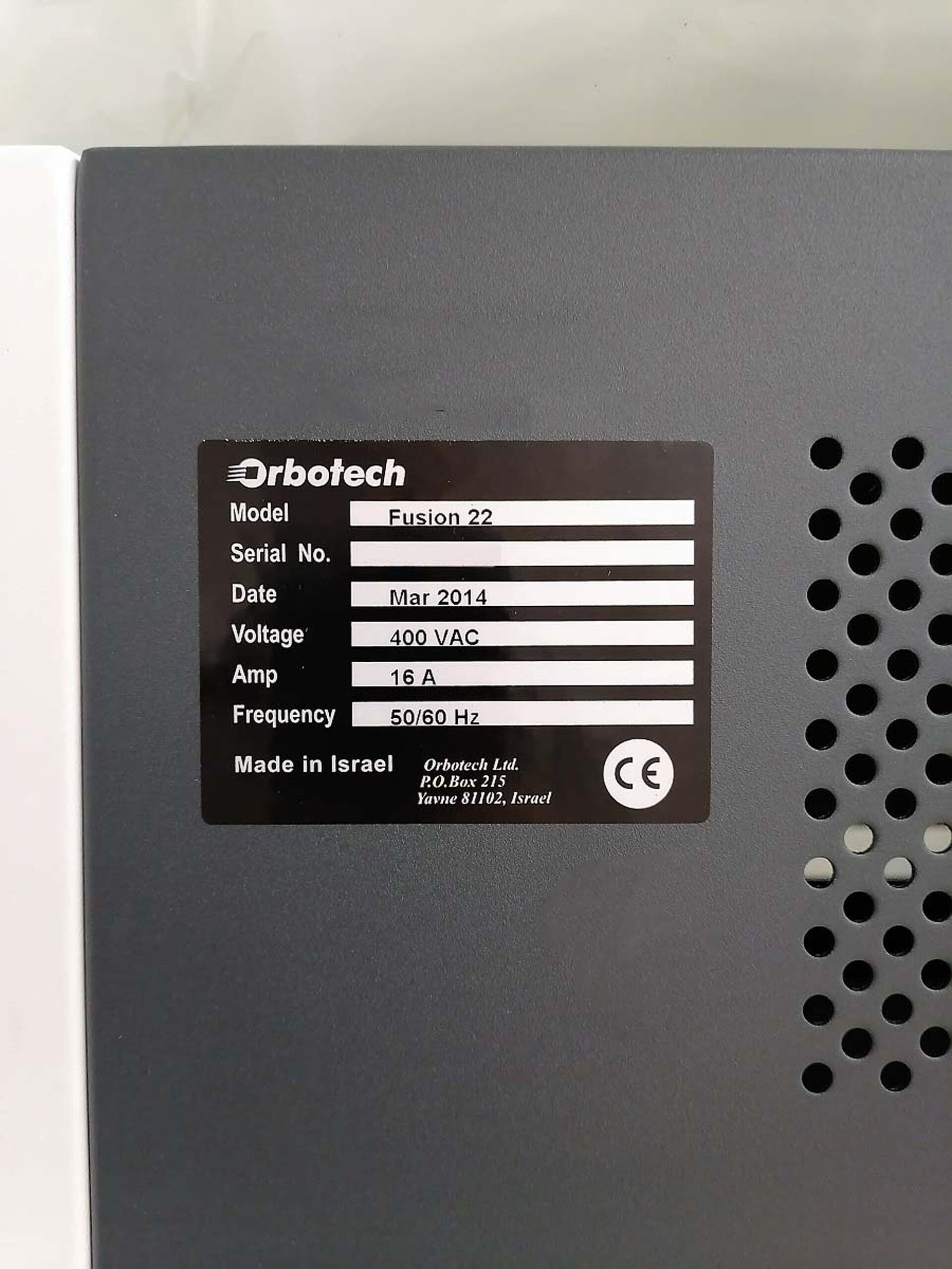 Photo Used ORBOTECH Fusion 22 For Sale
