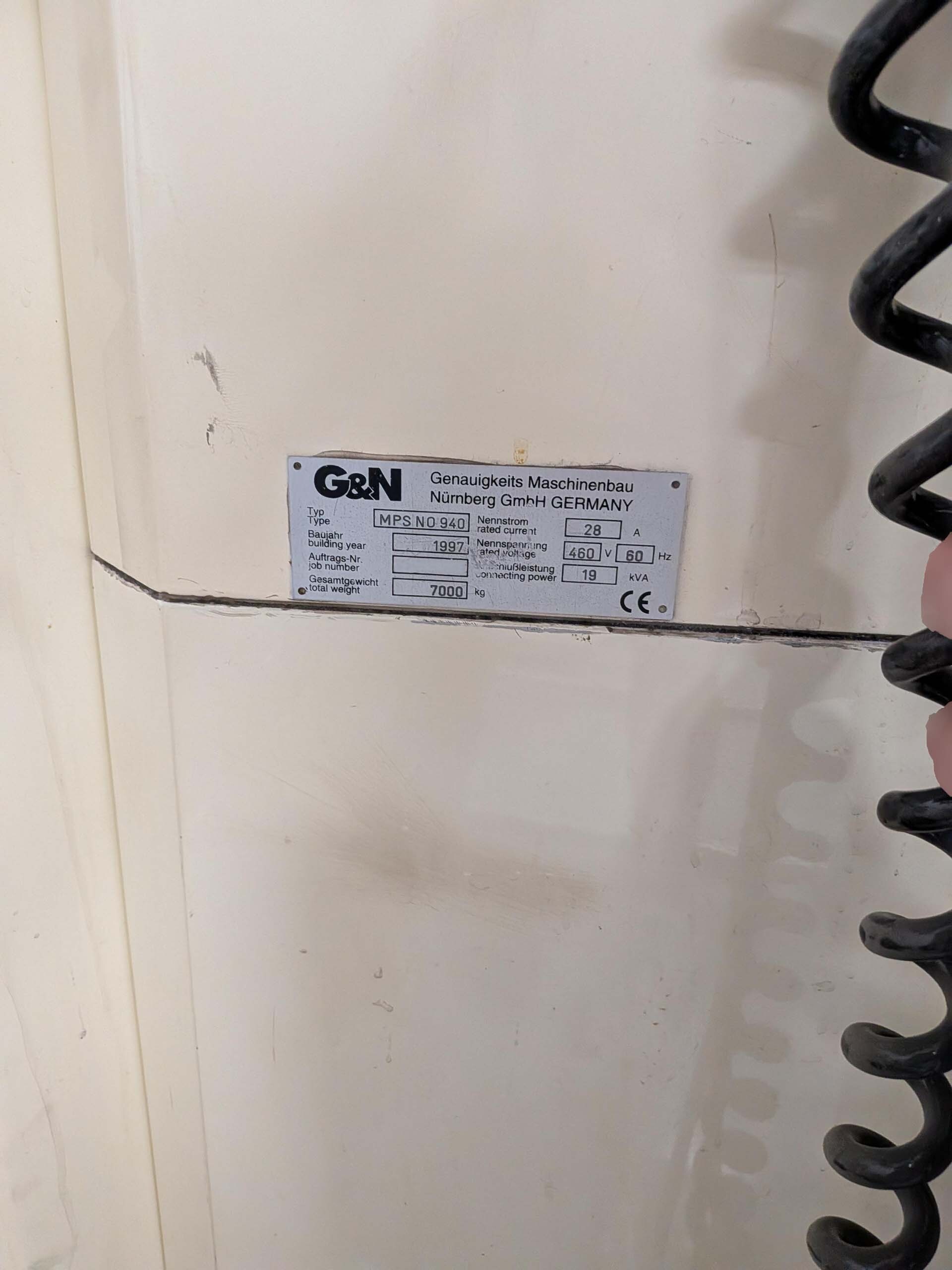 Photo Used G&N MPS 940 For Sale