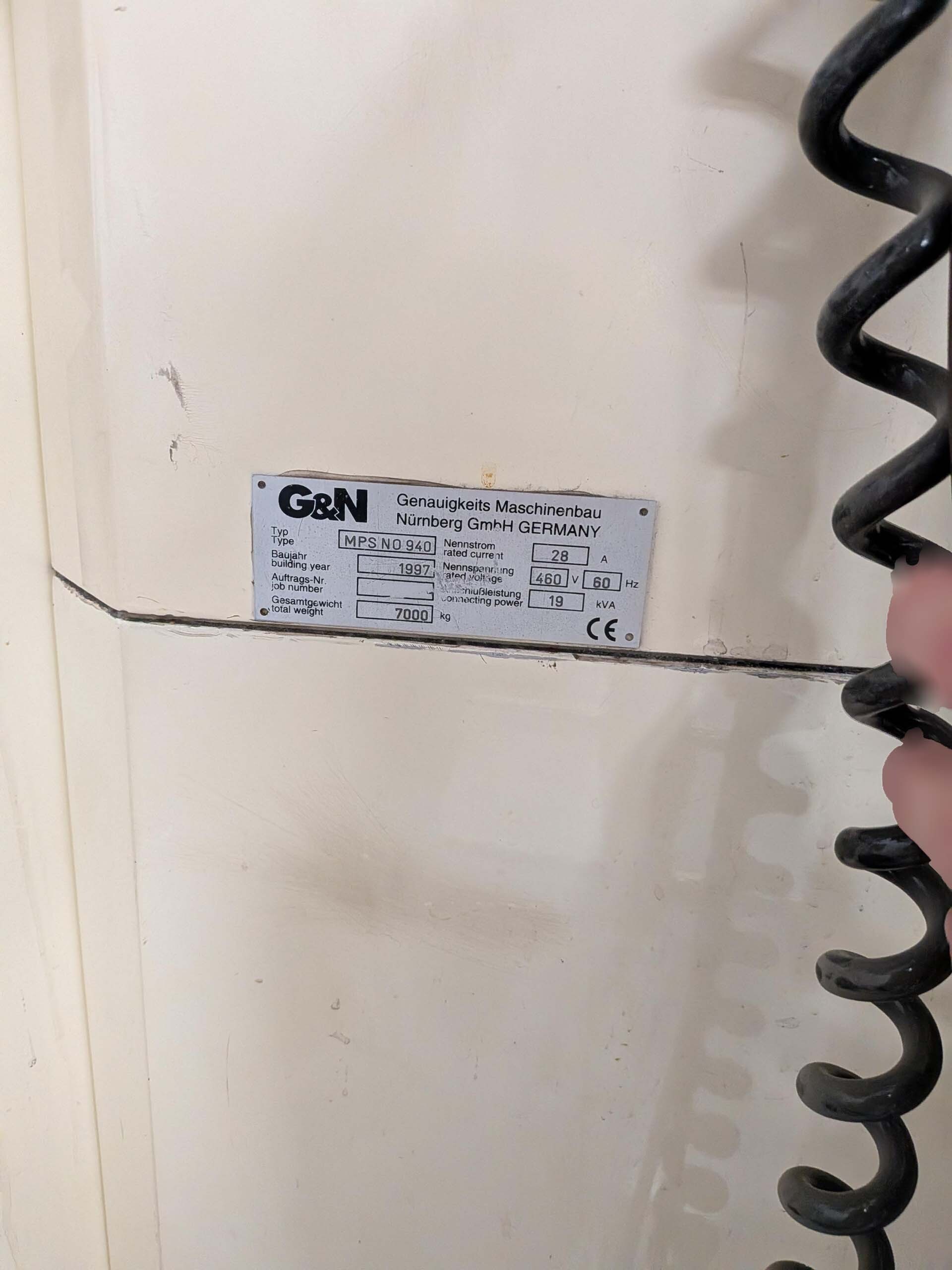 Photo Used G&N MPS 940 For Sale