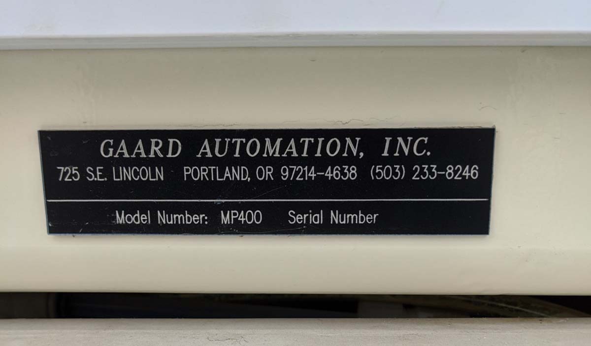 フォト（写真） 使用される GAARD AUTOMATION MP400 販売のために