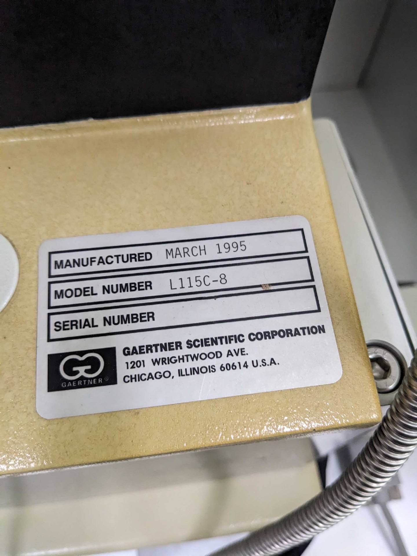 사진 사용됨 GAERTNER L115C-8 판매용