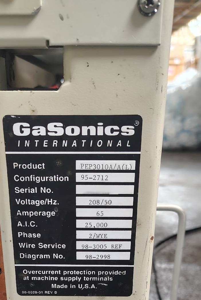 Photo Used GASONICS / NOVELLUS PEP 3010A For Sale