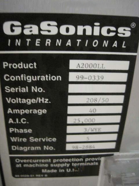 圖為 已使用的 GASONICS / NOVELLUS Aura 2000 待售
