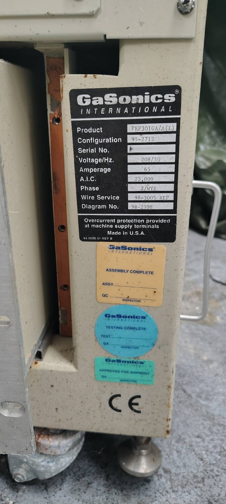 图为 已使用的 GASONICS / NOVELLUS PEP 3010A 待售