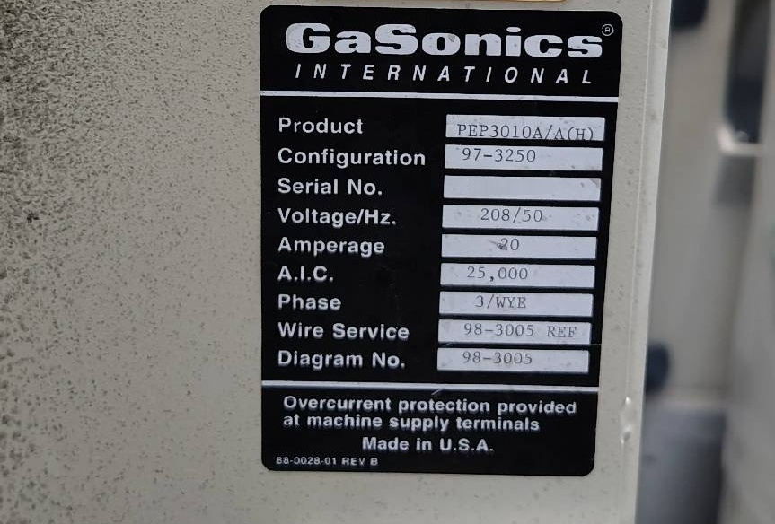 图为 已使用的 GASONICS / NOVELLUS PEP 3010A 待售