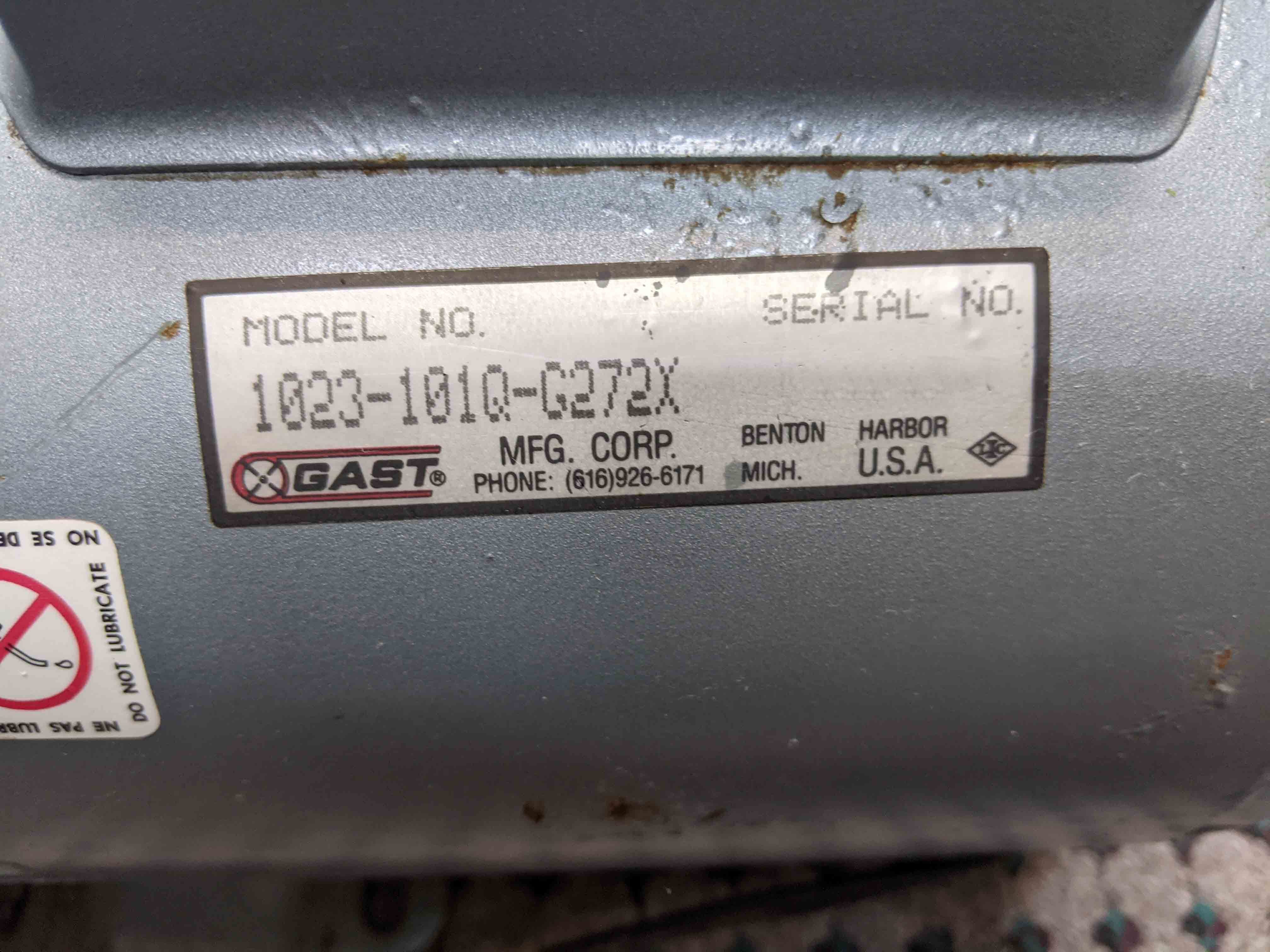 Photo Used GAST 1023-1010-G272X For Sale