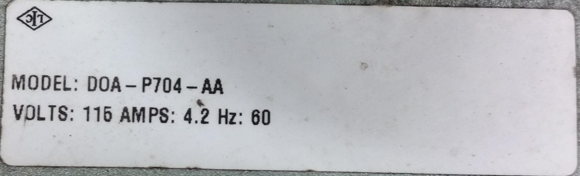 フォト（写真） 使用される GAST DOA-P704-AA 販売のために