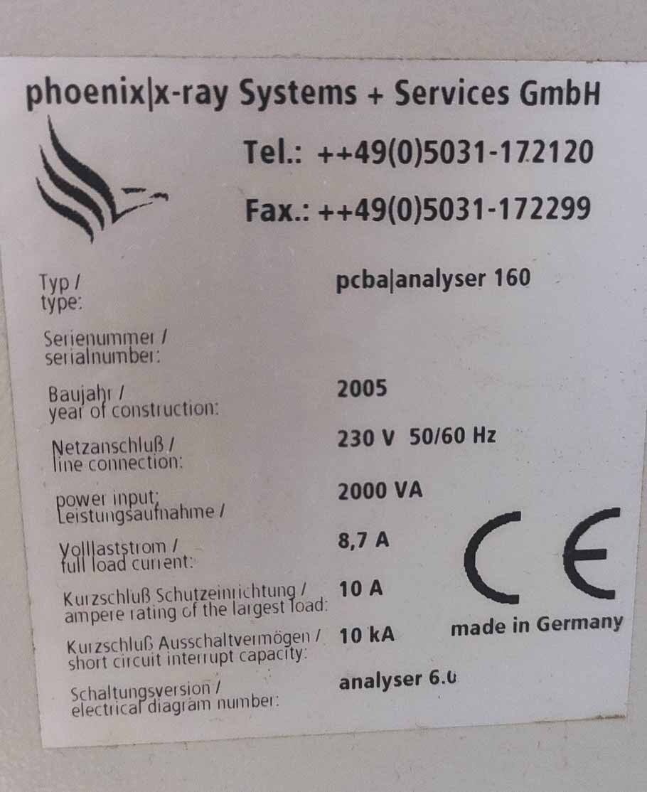 圖為 已使用的 GE PHOENIX PCBA Analyzer 160T 待售