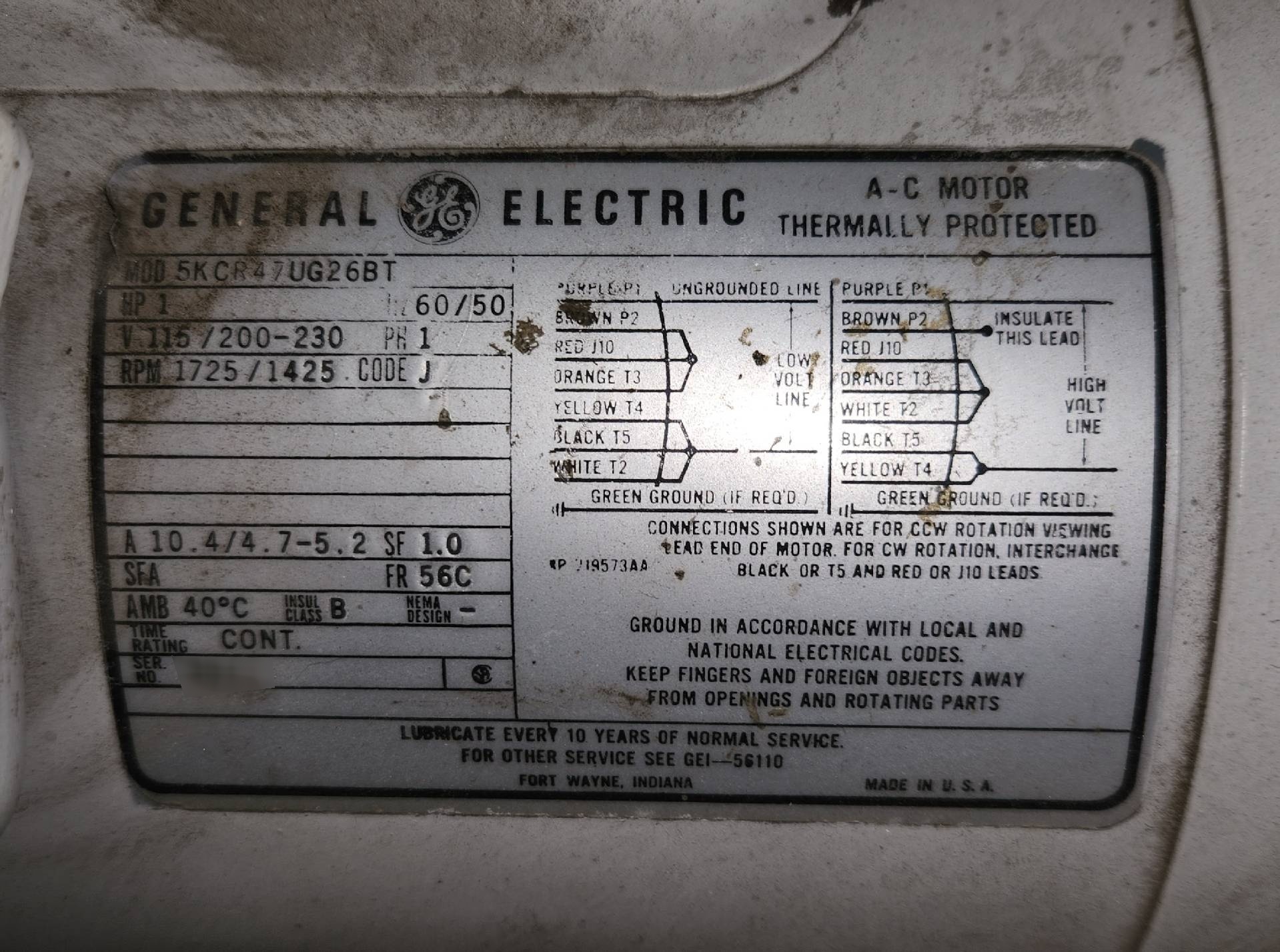 Photo Utilisé GENERAL ELECTRIC 5KCR47UG26BT À vendre