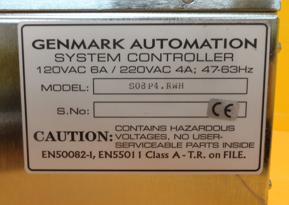 Photo Used GENMARK 4S0500454 For Sale
