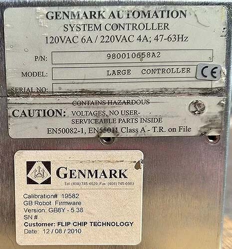 Photo Used GENMARK Gencobot 8/3L For Sale