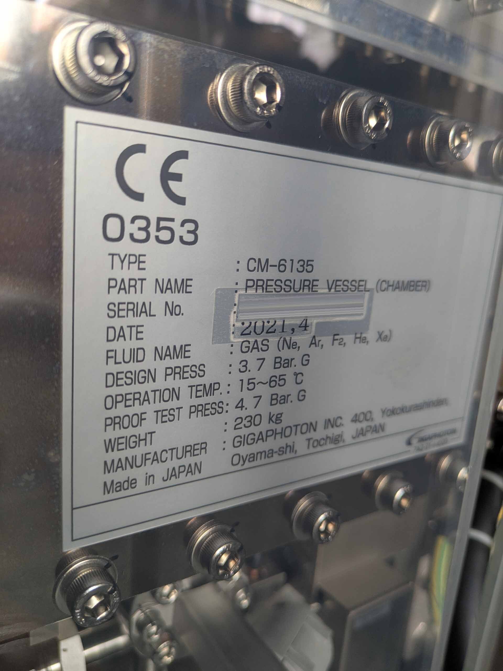 Foto Verwendet GIGAPHOTON GT40A2-1 Zum Verkauf
