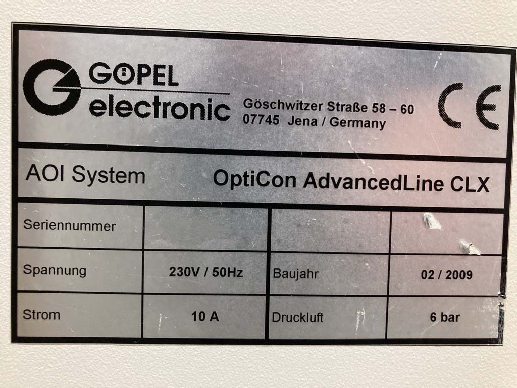フォト（写真） 使用される GOPEL OptiCon AdvancedLine CLX 販売のために