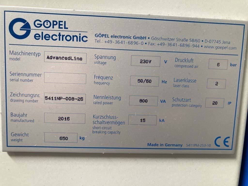 Foto Verwendet GOPEL OptiCon AdvancedLine Zum Verkauf