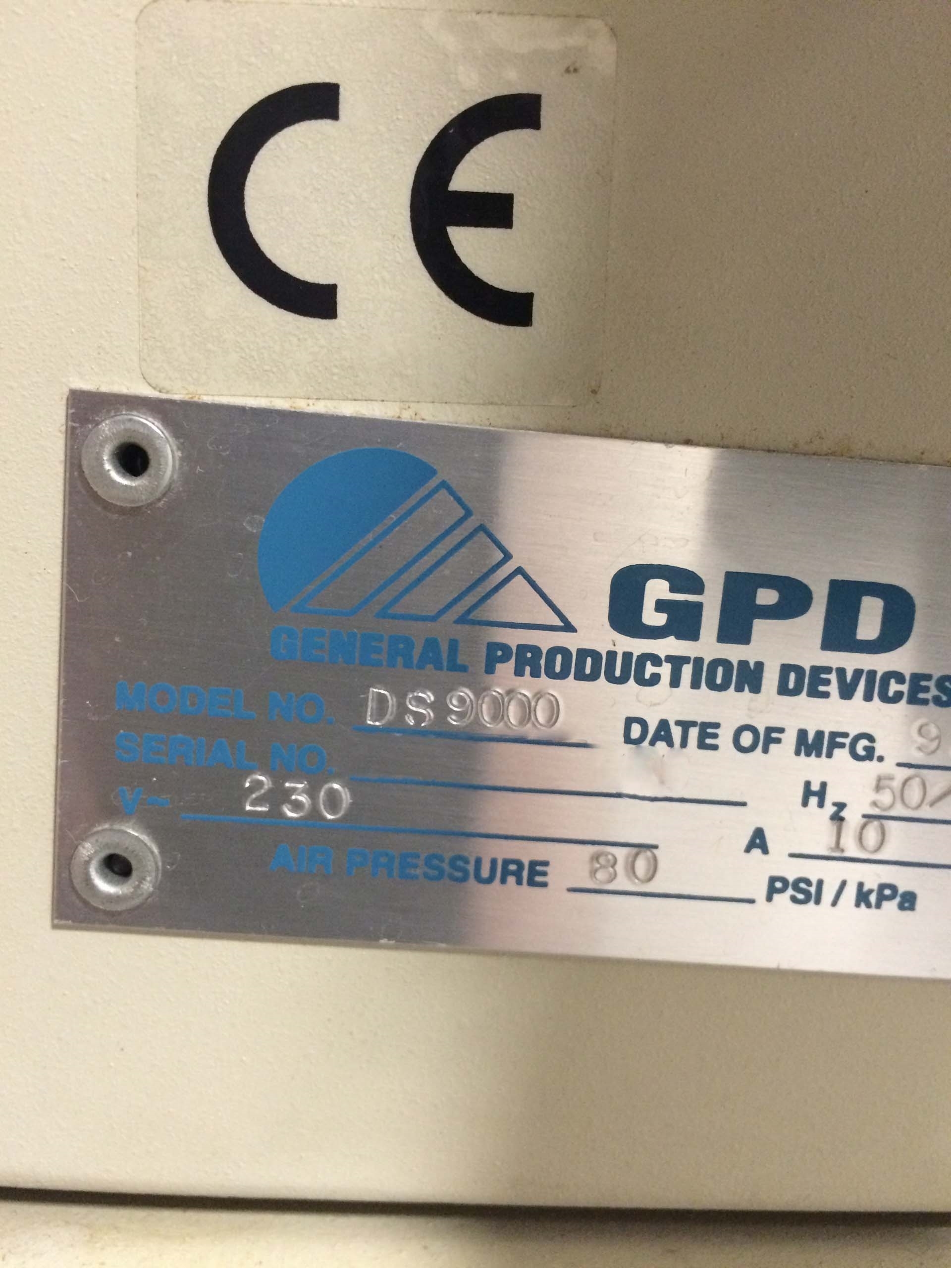 图为 已使用的 GPD DS-9000 待售