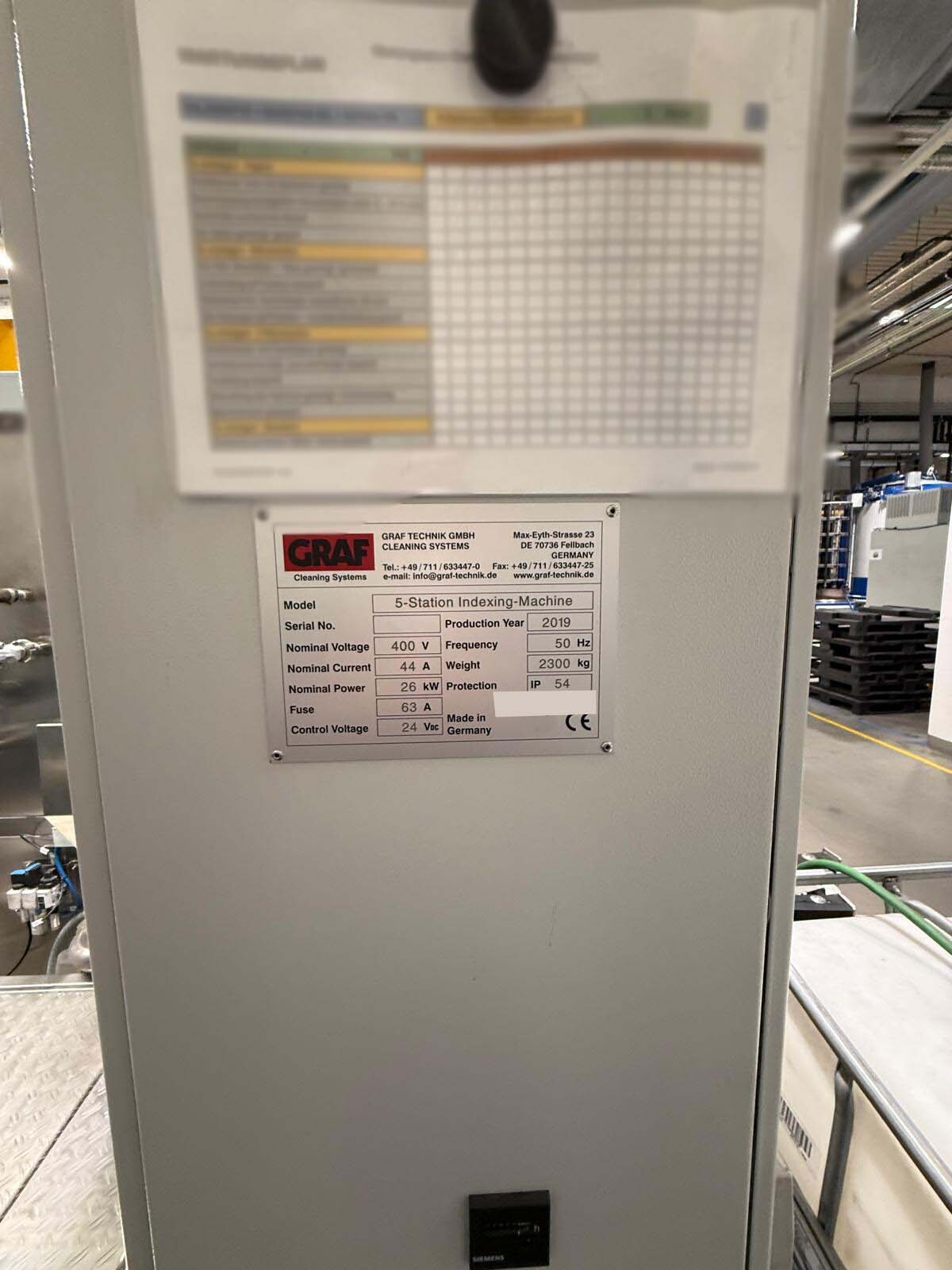 사진 사용됨 GRAF TECHNIK 5-Station Indexing Machine 판매용