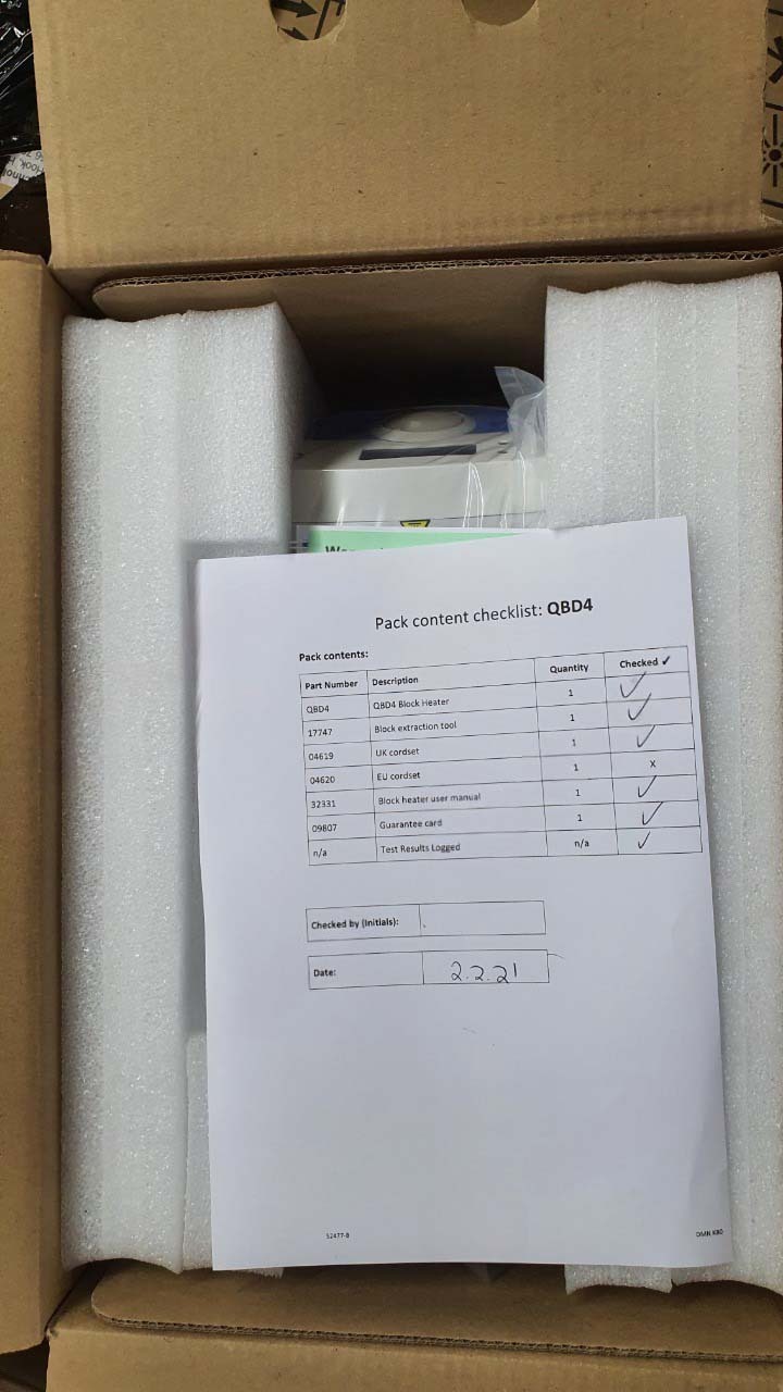 Photo Used GRANT BIO QBD4 For Sale