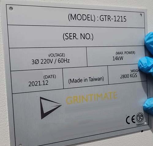 Foto Verwendet GRINTIMATE GTR-1215 Zum Verkauf