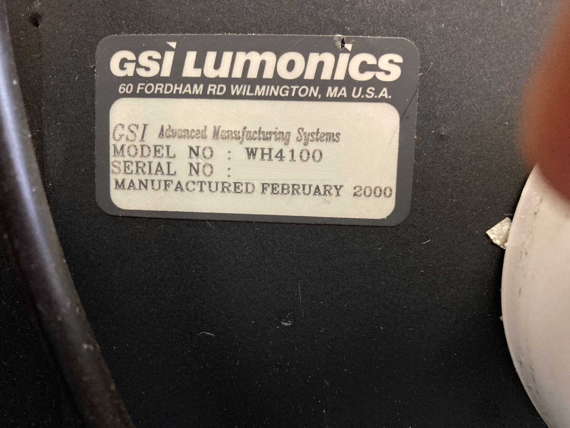 Photo Used GSI LUMONICS WH 4100 For Sale