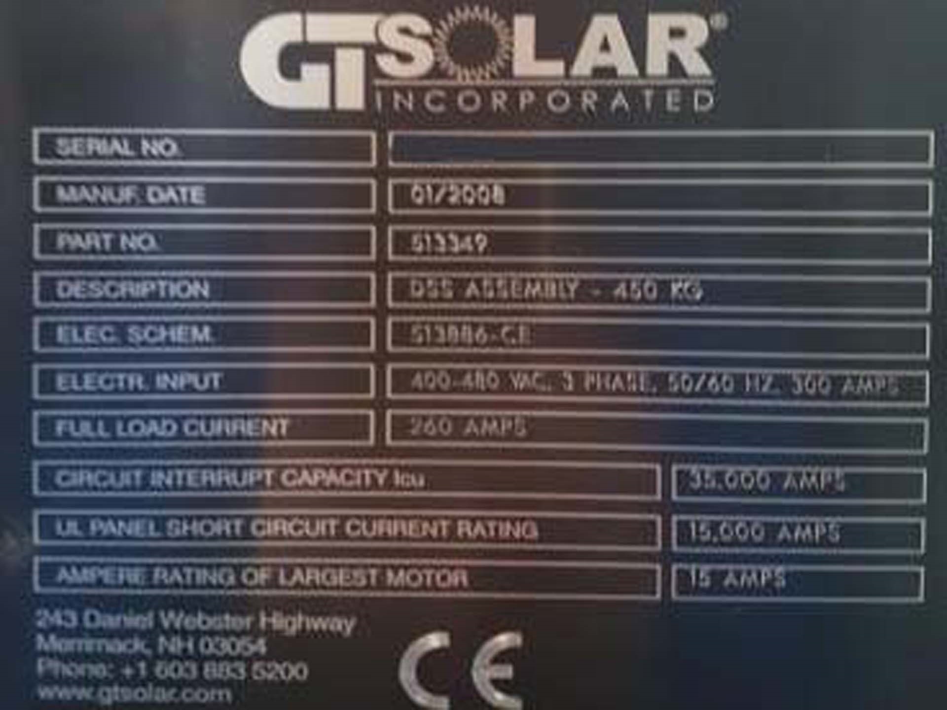 フォト（写真） 使用される GT SOLAR 513349 販売のために