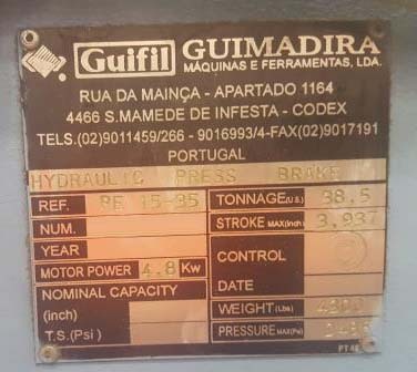 Photo Used GUIFIL PE15-35 For Sale