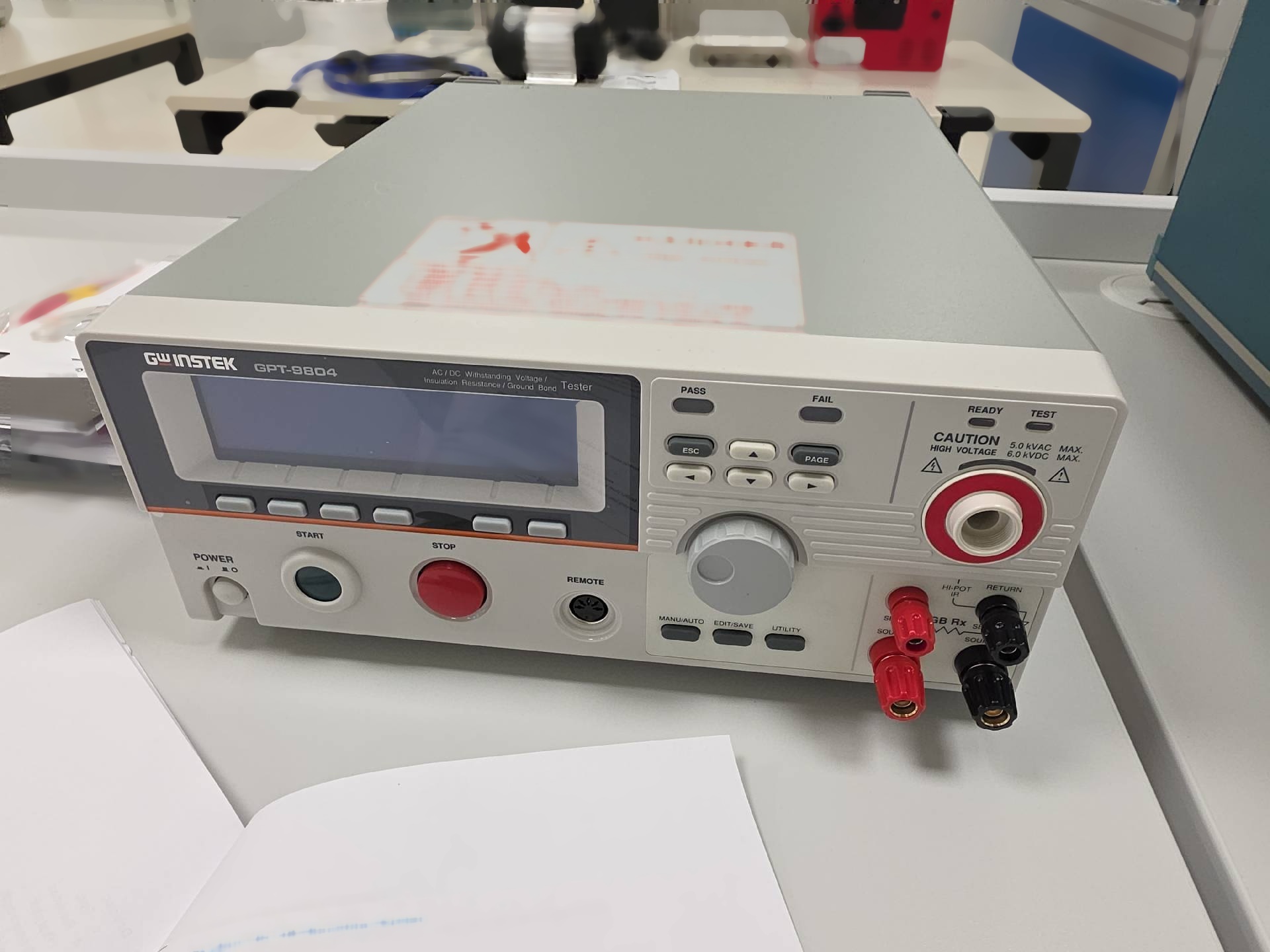 圖為 已使用的 GW INSTEK GPT-9804 待售