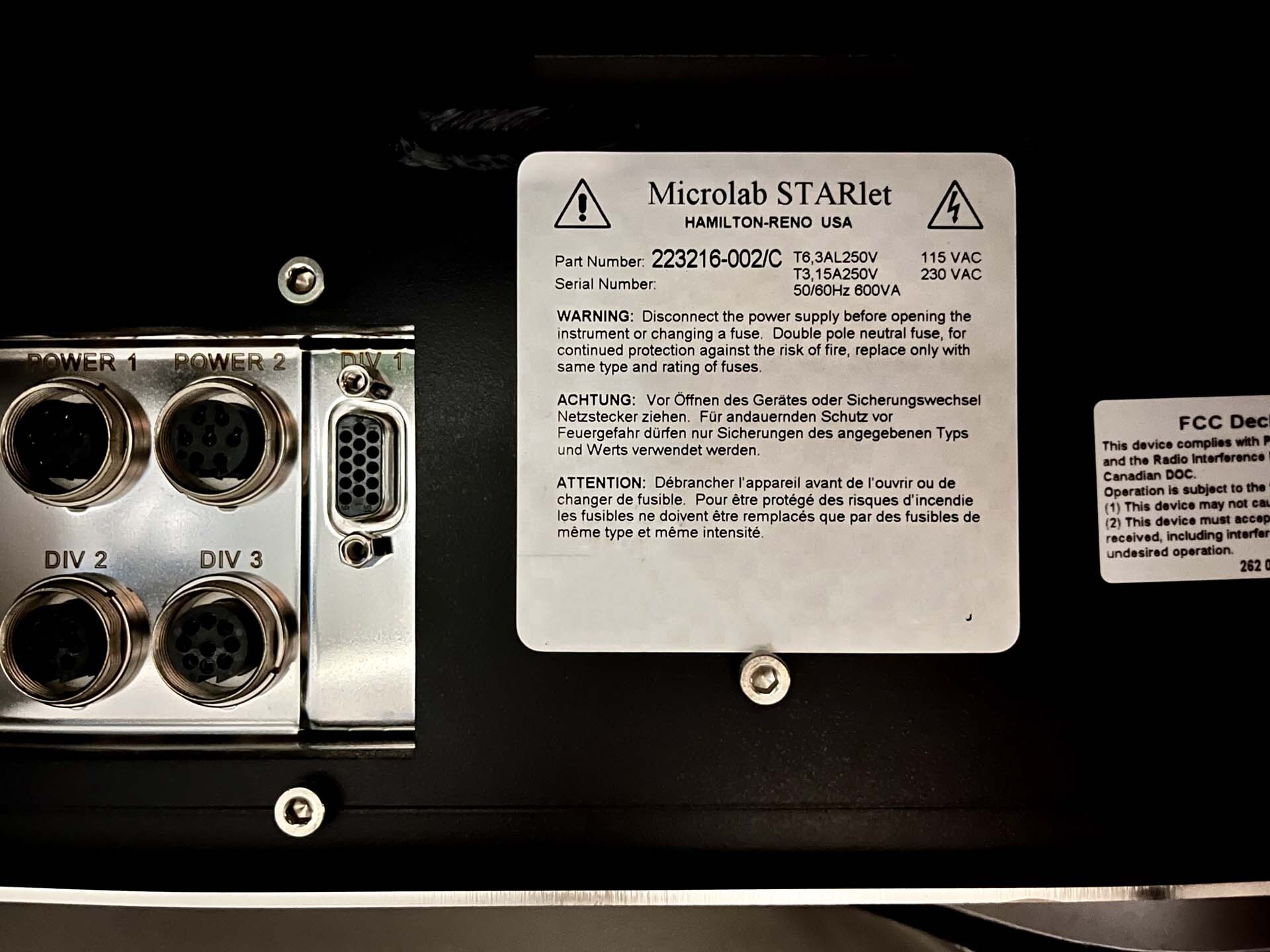 图为 已使用的 HAMILTON ROBOTICS MicroLab STARLet 待售