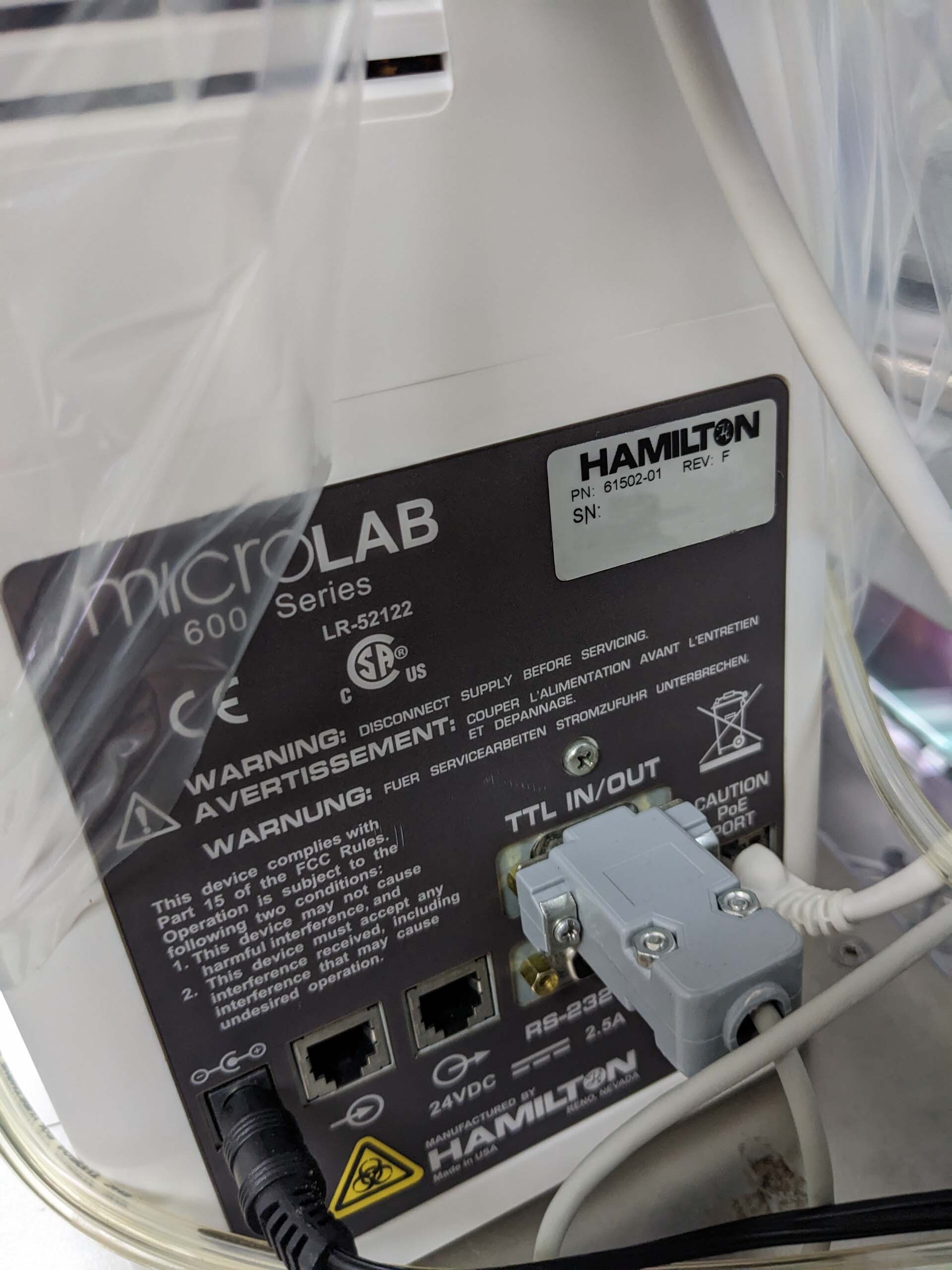 圖為 已使用的 HAMILTON MicroLab 600 series 待售