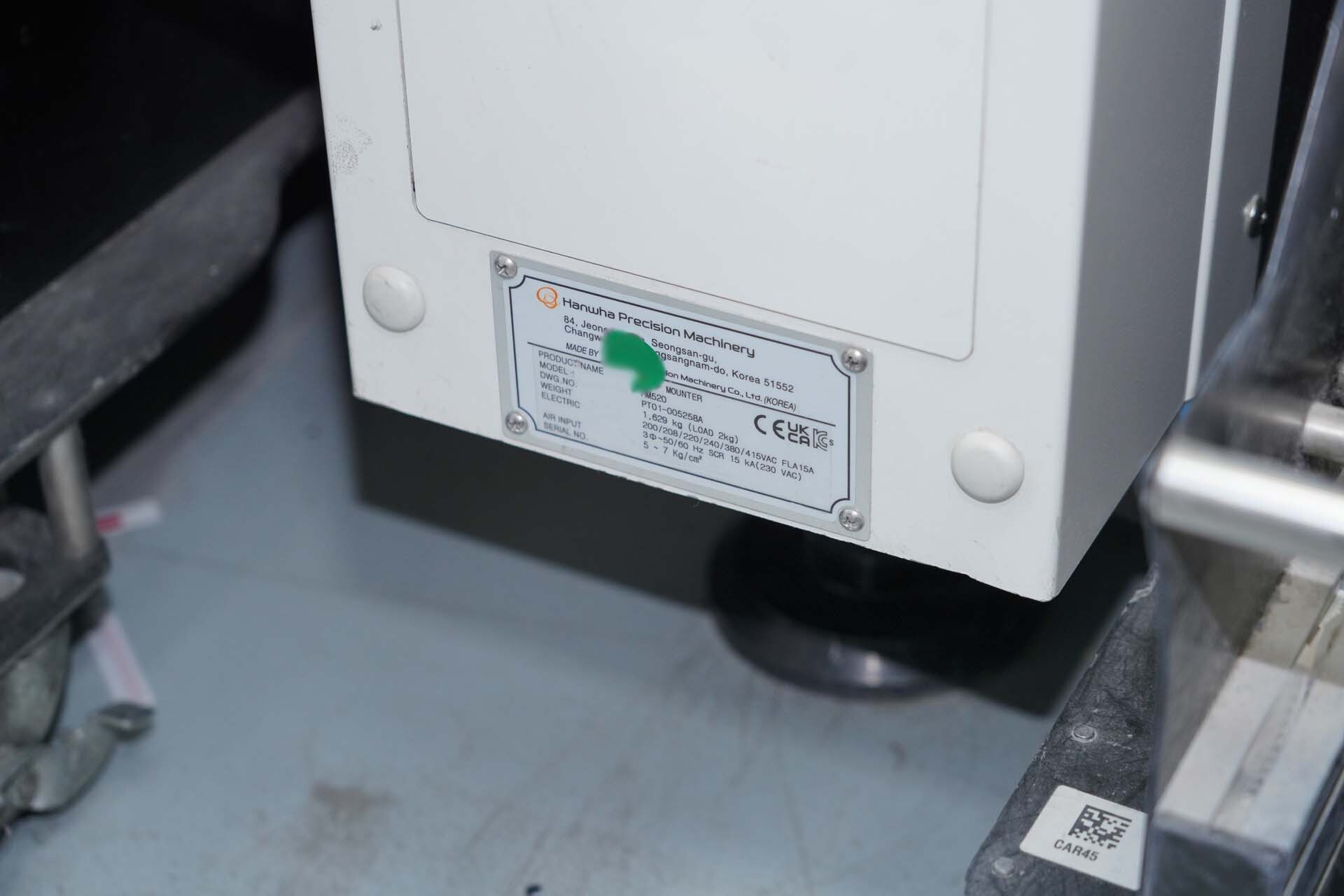 图为 已使用的 HANWHA TECHWIN HM 520 待售