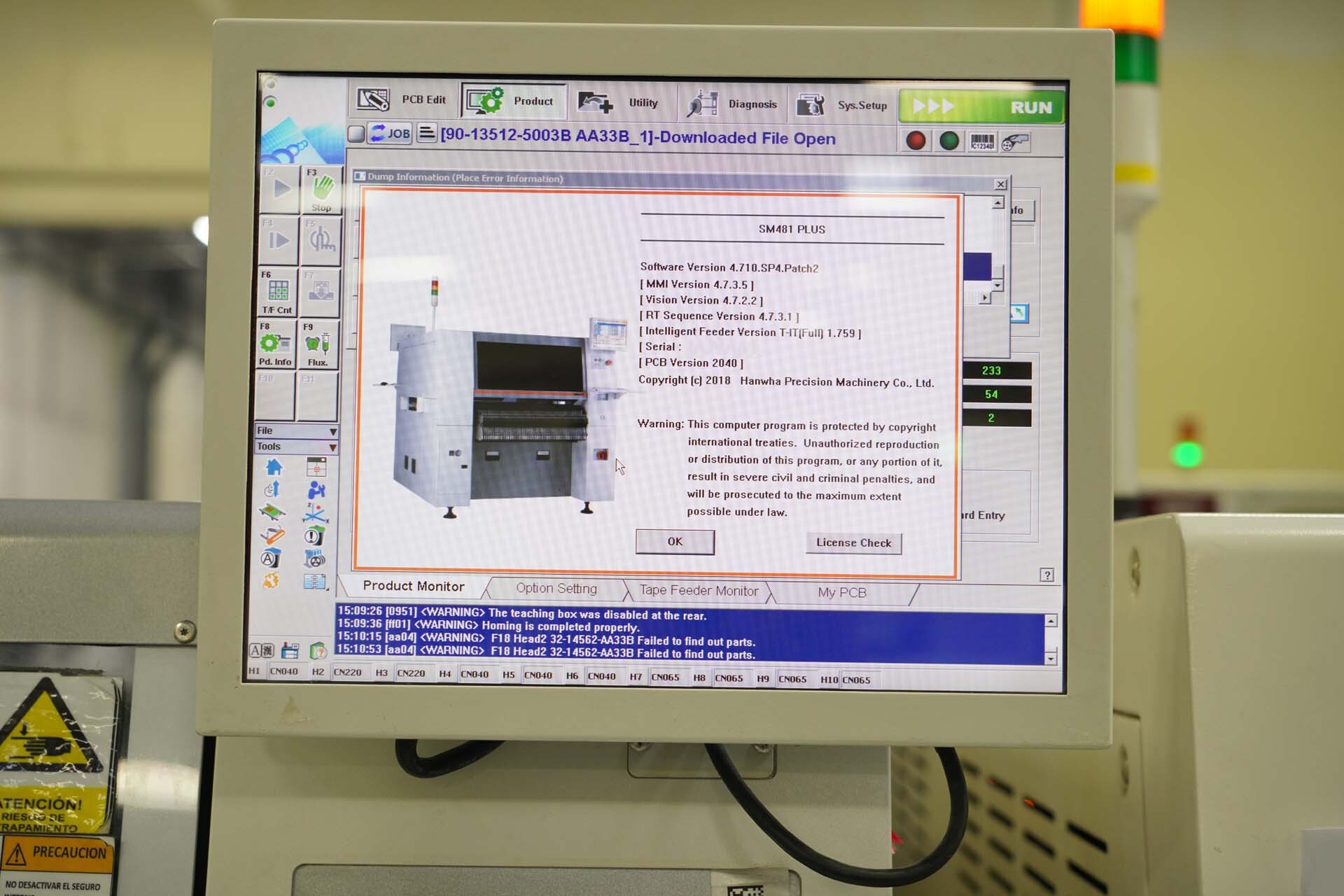 Foto Verwendet HANWHA SM-481 Plus Zum Verkauf