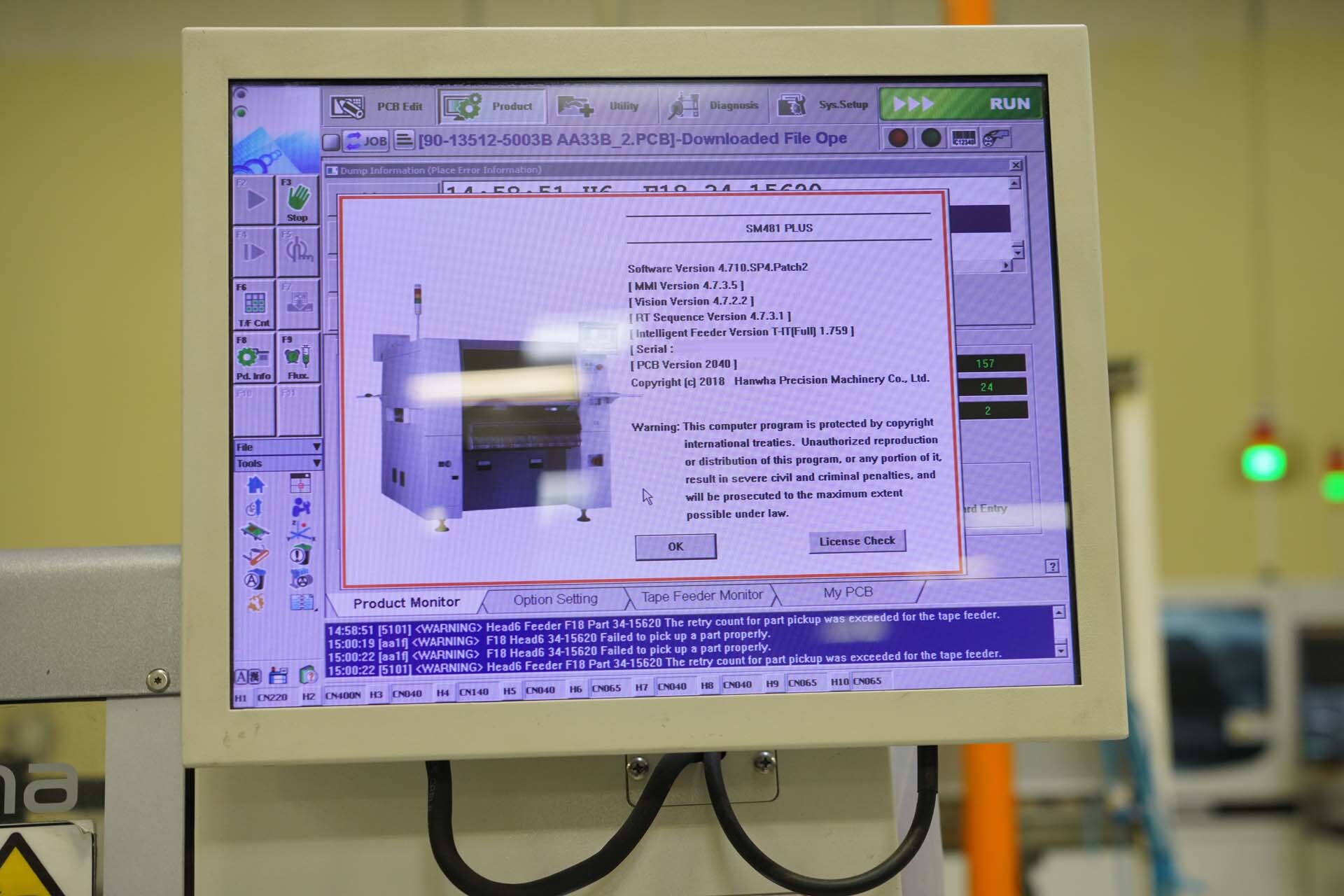 圖為 已使用的 HANWHA SM-481 Plus 待售