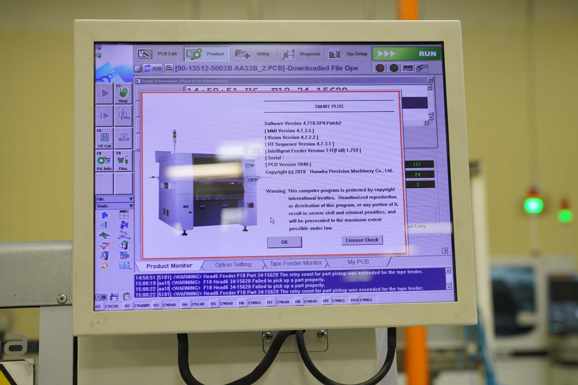 圖為 已使用的 HANWHA SM-481 Plus 待售