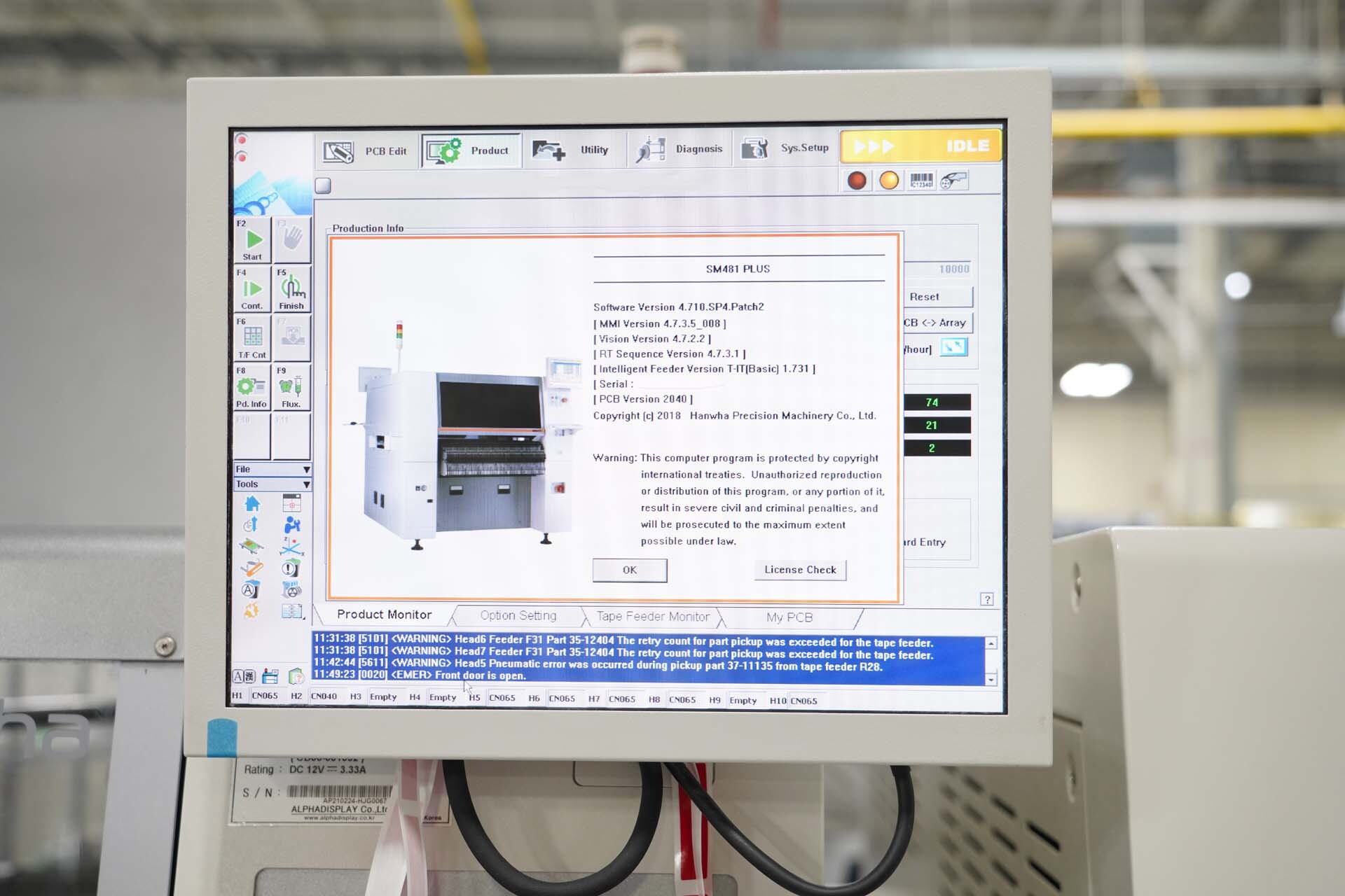 사진 사용됨 HANWHA SM-481 Plus 판매용