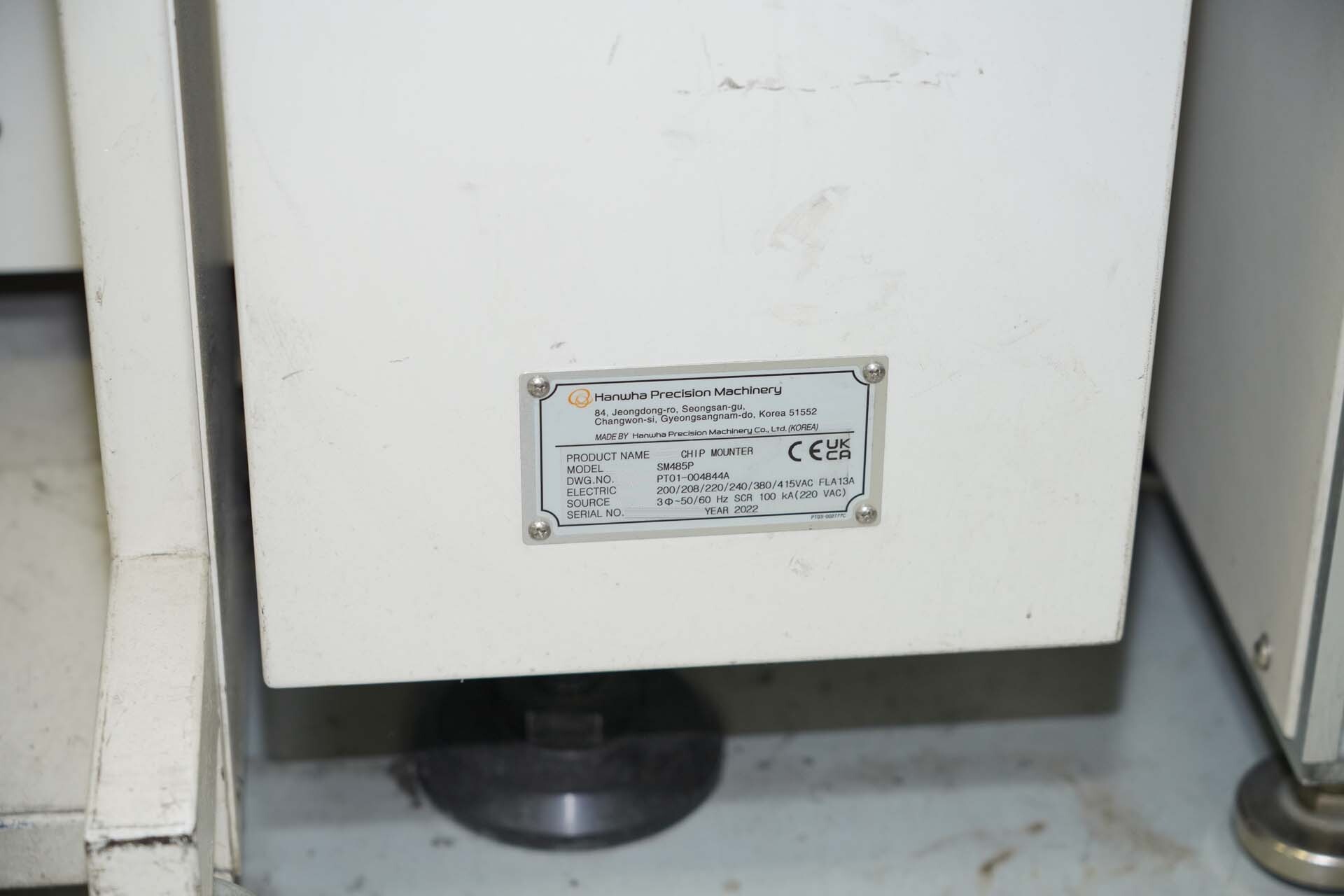 Photo Used HANWHA SM485P For Sale