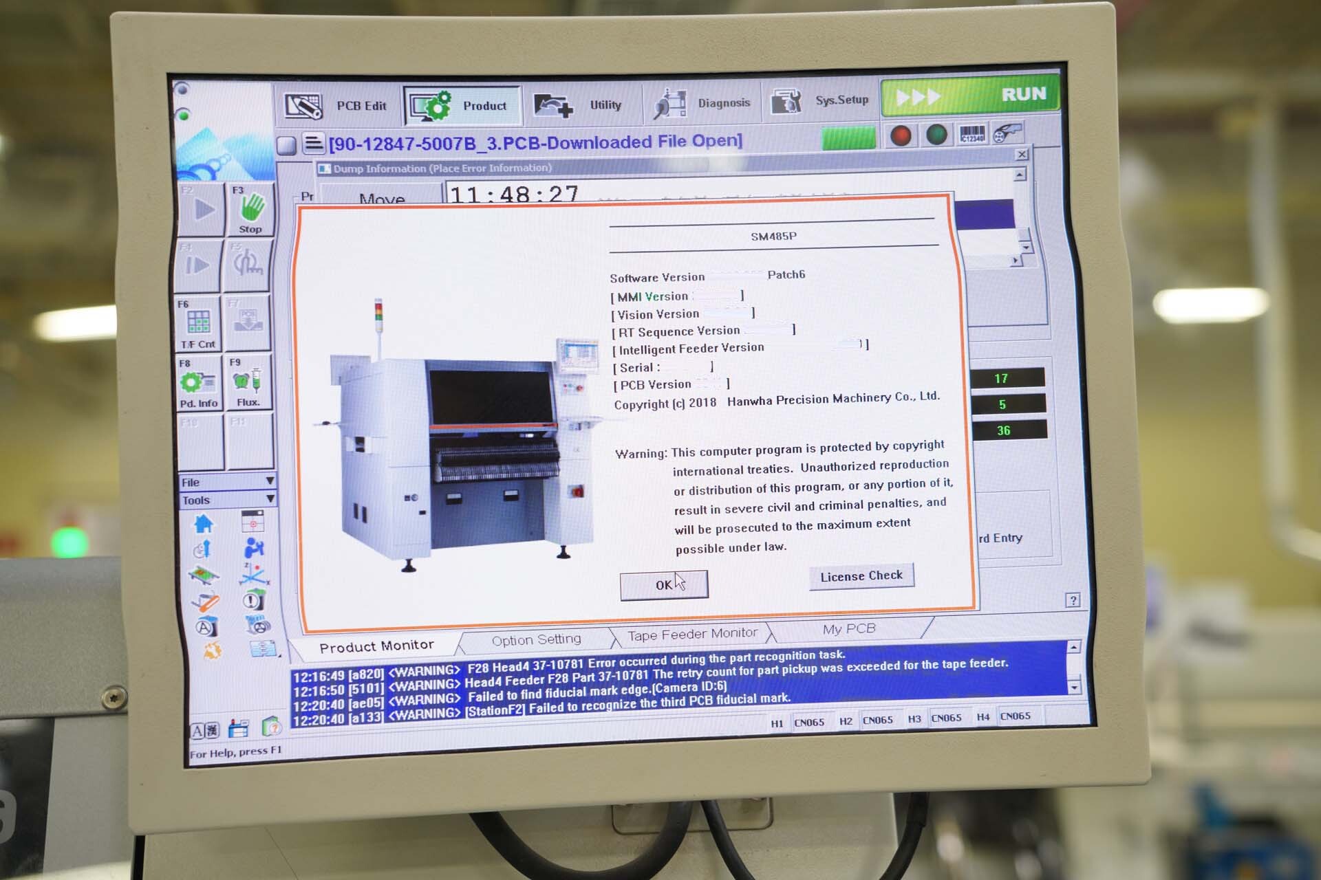 Photo Used HANWHA SM485P For Sale