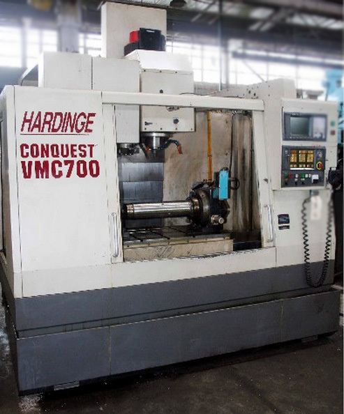 Photo Used HARDINGE Conquest VMC 700 For Sale