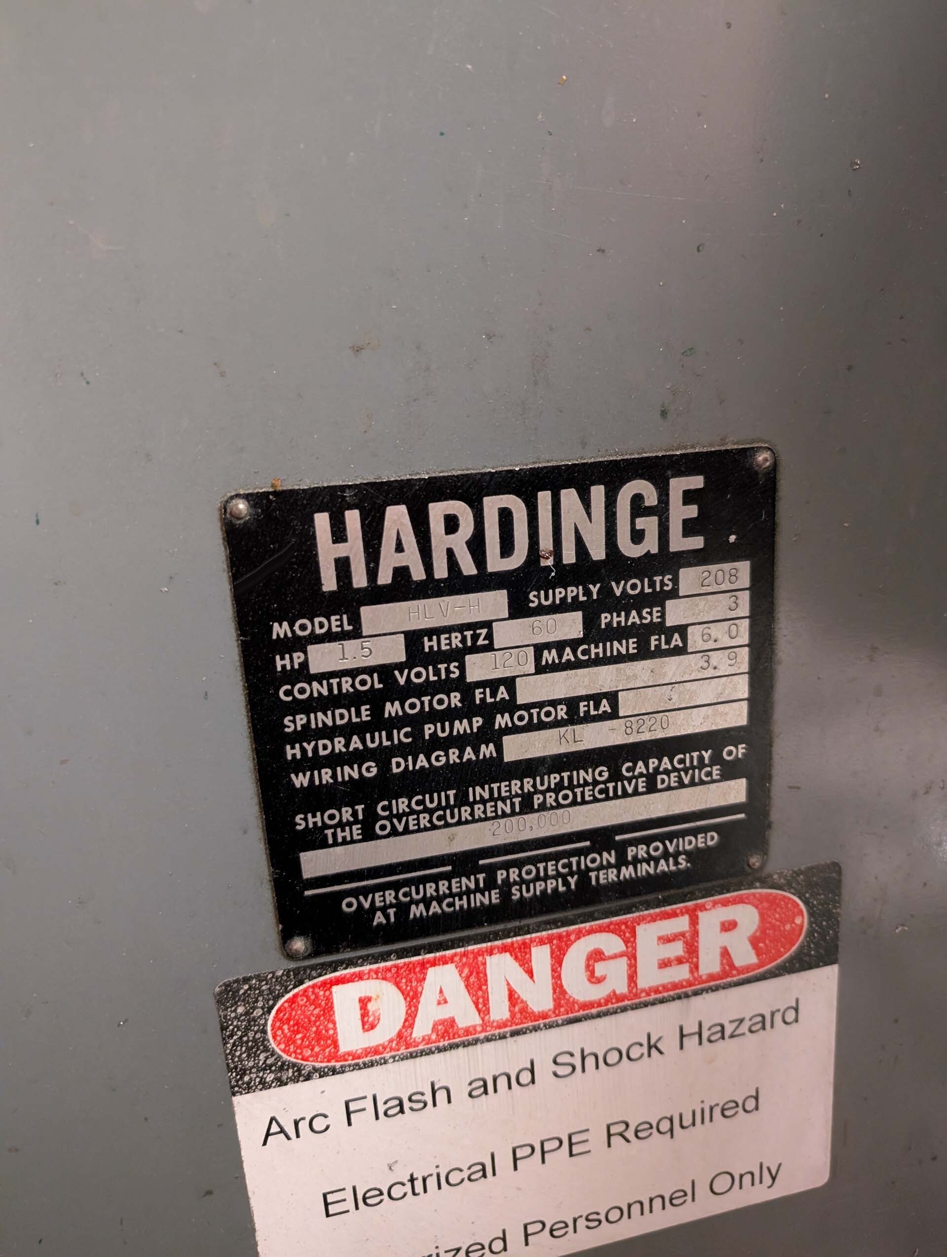 圖為 已使用的 HARDINGE HLV-H 待售