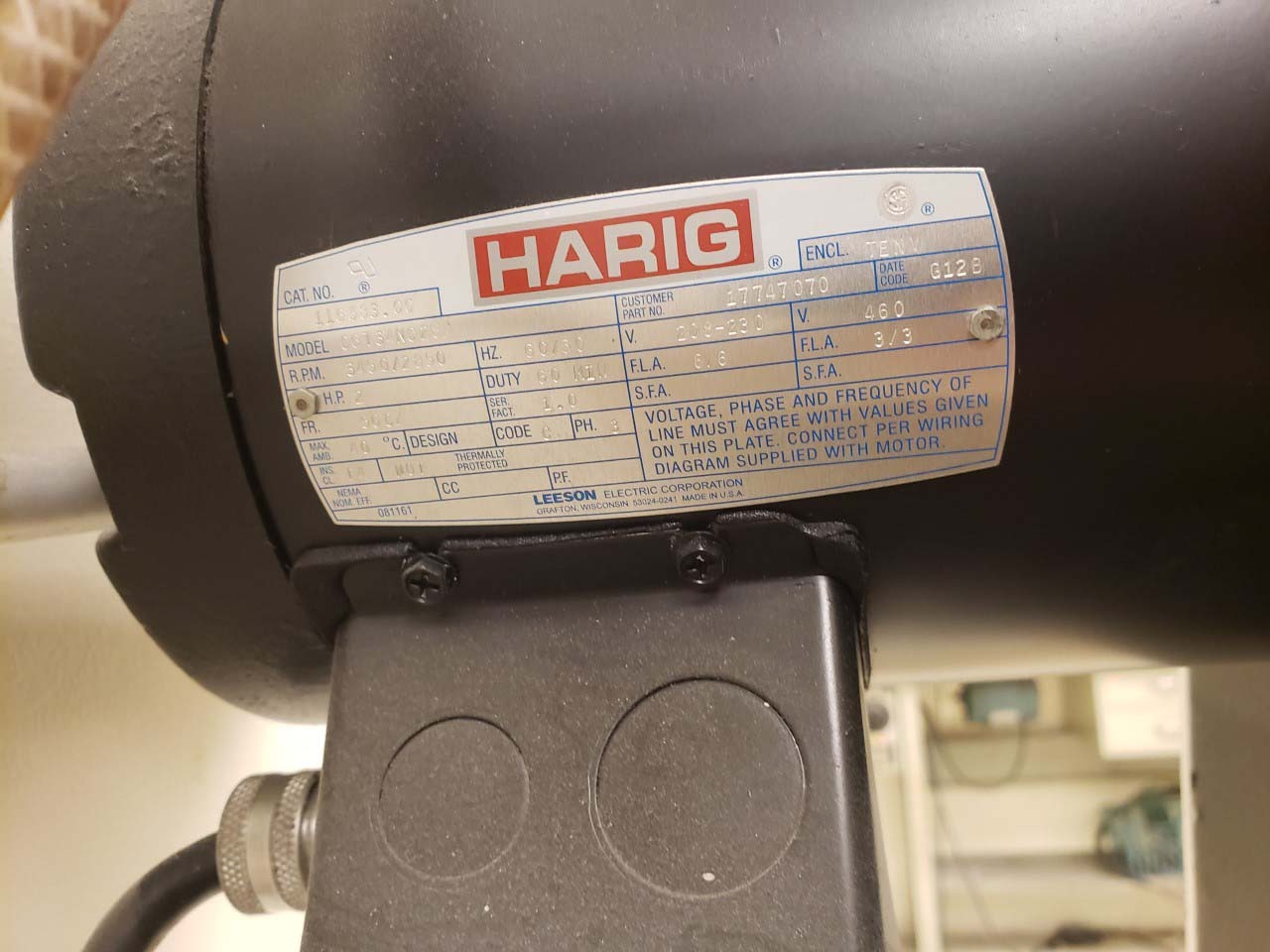 Photo Used HARIG 612 For Sale